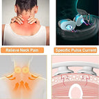 Neck Acupoints Lymphvity Massage Device for Women, Cordless Neck Massager for Pain Relief Portable Neck Relaxer, Lymphatic Drainage Machine with 12 Modes Christmas Mother's Day Father's Day Gifts (1)