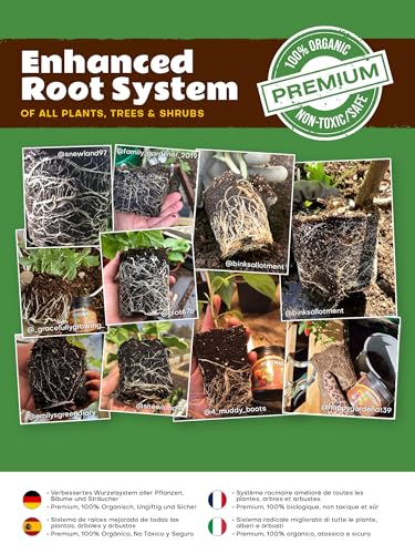 RootMax - Mycorrhizal Fungi Rooting Powder | 50X More Potent Than Rooting Hormone for Cuttings | Enhanced Formula for Bigger Roots | Treats Upto 40 Plants (200 g/7.05 oz)