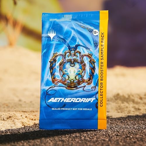 Magic The Gathering Aetherdrift Commander Deck - Living Energy (100-Card Deck, 2-Card Collector Booster Sample Pack + Accessories)