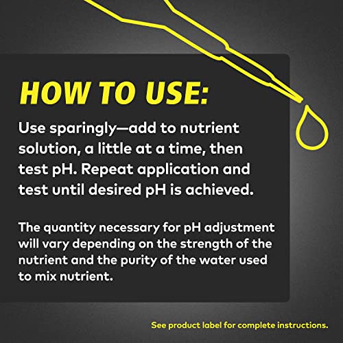 General Hydroponics pH Up Liquid Premium Buffering For pH Stability, 1-Gallon
