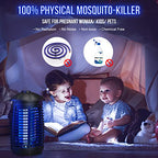 Blacklonia Bug Zapper for Outdoor&Indoor，Waterproof Electric Mosquito Zappers Mosquito Killer Lamp Insect Fly Pest Trap for Patio, Kitchen, Home