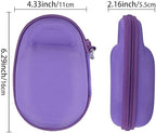 co2CREA Hard Carrying Case Replacement for JBL Clip 5 Waterproof Portable Mini Speaker (Purple Case)