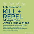 Wondercide - Outdoor Pest Control Spray with Natural Essential Oils - Mosquito, Ant, Insect Repellent, Treatment, Killer - Safe Around Pets Kids 32 oz