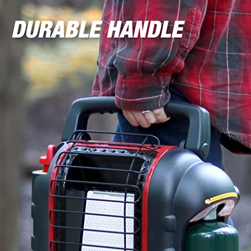 Mr. Heater F232000 MH9BX Buddy 4,000-9,000-BTU Indoor-Safe Portable Propane Radiant Heater, Red-Black