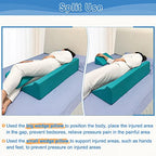 Bedsore Turning Wedge Pillow Side Sleeping Body Positioning Anti Bed Sores Treatment Bedridden Elderly Patient Foam Cushion Prevent Pressure Ulcer Incline Wedge Medical Nursing Care After Surgery