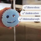 Scrub Daddy Sponge Set Color Variety Pack - Scratch-Free Multipurpose Dish Sponge - BPA Free & Made with Polymer Foam - Stain & Odor Resistant Kitchen Sponge (4 Count)