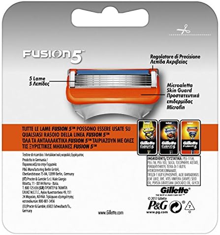 Gillette Fusion 5 Blades for Men Replacement