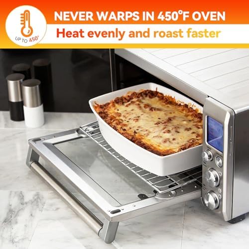 Stainless Steel Oven Rack for Breville Smart Oven BOV800XL, Plus BOV810BSS, Pro BOV845BSS. SP0002651, Oven Racks Replacements, Cooling Racks for Cooking and Baking
