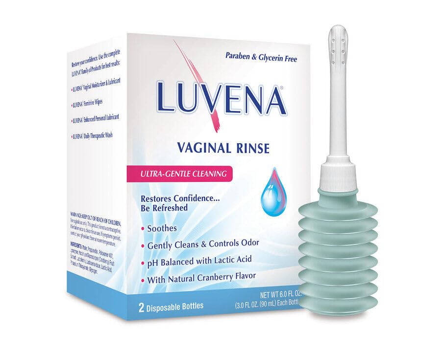 Luvena Daily Personal Feminine Rinse - Ultra Gentle Wash to Maintain Freshness & Resist Odor - pH Balanced, Paraben Free, Gynecologist Tested - Soothing & Moisturizing (2 Pack, 3oz Bottles)