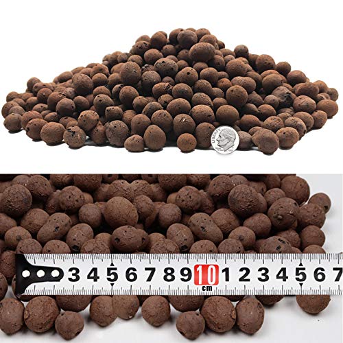 Malifea 10LBS Leca Expanded Clay Pebbles Hydroponics Supplies for Indoor Garden Plants