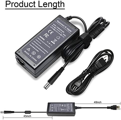 ZAYUPVL 65W 7.4mm Tip Replacement AC Adapter for Dell Latitude 3190 7470 5580 7280 LA65NS2-01 E5570 E7450 E6430 E6410 E6440 E7440 E7470 E5440 E5470 E7240 Laptop Power Supply Cord KT60W200225B3