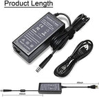 ZAYUPVL 65W 7.4mm Tip Replacement AC Adapter for Dell Latitude 3190 7470 5580 7280 LA65NS2-01 E5570 E7450 E6430 E6410 E6440 E7440 E7470 E5440 E5470 E7240 Laptop Power Supply Cord KT60W200225B3