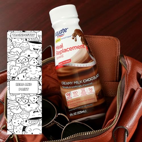 Equate Creamy Milk Chocolate Meal Replacement Shake 11 Fl Oz. Bottle, 6 Counts. Free TAOindustry bookmark