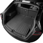 SUPER LINER Floor Mats for Tesla Model Y 5 Seat 2021-2024 2025-100% Eco-Friendly - All Weather TPE Cargo Liner Trunk Accessories, Set of 6 Mats (Not Fit 7-Seat)
