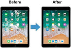 for iPad 6 (6th Gen 2018) A1893 A1954 Screen Replacement Glass Touch Digitizer Repair Kit with Home Button & Tools - Only for iPad 6 6th Generation (Black)