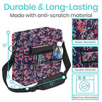 Vive Rollator Bag - Universal Travel Tote for Carrying Accessories on Wheelchair, Rolling Walkers, Transport Chairs, Mobility Scooters - Lightweight Handicap Medical Mobility Aid - for Women, Seniors