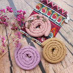 3 Pcs Spriral Lock Hair Tie dreadlock hair tie set dreadlock accessories for women and men dreadlocks ponytail holder Dread hair ties for braids thick curly hair (16 inches, Light Colour)