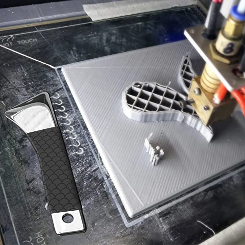 Professional 3D Printer Tool, Upgraded Metal 3D Printer Removal Spatula with Comfortable Grip, Specially Designed 3D Printer Accessories for Model Stripping Safety