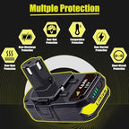 FSKE 2Pack 4.0Ah Lithium Battery Replacement for Ryobi 18V Battery ONE+ P108 P102 P103 P104 P105 P107 P108 P109 P190 P191 P122