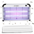 Zfyabby Electric Bug Zapper, 3500 Volt Powerful Flying Insect Mosquito Flies Killer 20W Blue UV Light Attract, Bug Zapper, Fly Zapper, Mosquito Killer-Plug-in Pest Control Machine for Moth