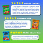 That's it. Fruit Crunchables Variety Pack, Fruit Snacks for Kids, 100% Fruit Crisps, Plant-Based, Non-GMO, Gluten-Free, No Sugar Added (16 Pack)