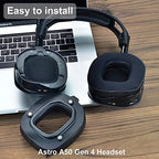 A50 Gen 4 Mod Kit - defean Replacement Earpads and Headband Compatible with Astro A50 Gen 4 Headset,Ear Cushions, Upgrade High-Density Noise Cancelling Foam, Added Thickness