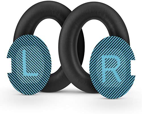 Replacement Earpads for Bose QuietComfort QC 15 25 35 Premium Ear Pads QC15 QC25 QC35 AE2 & SoundLink, Memory Foam, Soft & Long Lasting by Brainwavz