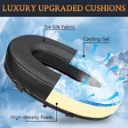 SOULWIT Cooling Gel Replacement Earpads Cushions for Sony WH-1000XM2 (WH1000XM2) & MDR-1000X (MDR1000X) Headphones, Ear Pads with Noise Isolation Foam, Added Thickness (Black)