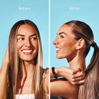 Gimme Beauty - Any Fit No Damage Hair Ties - Neutrals - Seamless Microfiber Hair Elastic - Hair Accessories With All Day Hold - No Snagging, Dents, or Breakage Hair Tie Pack (9 Count)