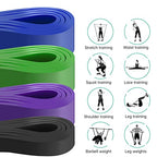 Alllvocles Resistance Band, Pull Up Bands, Pull Up Assistance Bands, Workout Bands, Exercise Bands, Resistance Bands Set for Legs, Working Out, Muscle Training, Physical Therapy, Shape Body, Men Women