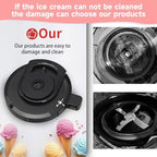 Compatible Lid for Ninja Ice Cream Maker NC301 Series, Ice Cream Replacement Lid, Replacement Parts Accessories Compatible with NinjaNC299AMZ/NC301/NC300/NC201/NC101 Series (NO Paddle)