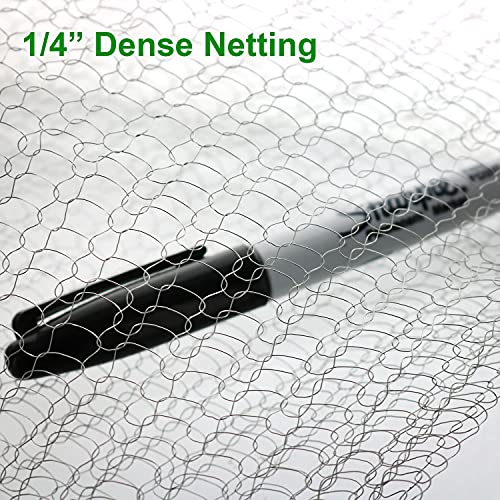 GIFTEXPRESS 4pc 5 Gallon Gopher and Vole Wire Baskets, Gopher Wire Mesh Plant Root Protector Gopher Baskets for Gopher Repellent to Prevent Underground Burrowing Animals and Critter Damages
