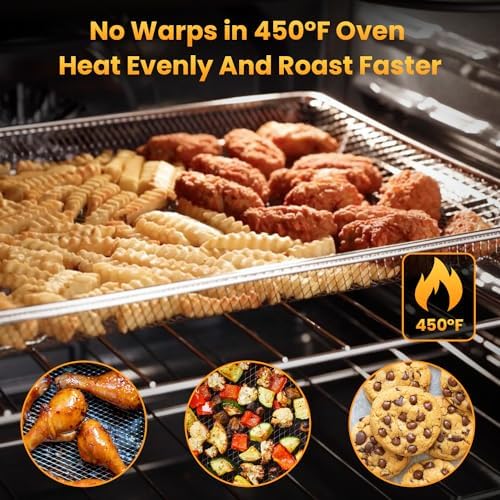 Air Fryer Basket for Breville Smart Oven Air Fryer Pro,Stainless Steel Mesh Baskets Air Fryer Accessories (1PCS Air Fryer Pro)