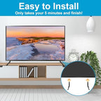 Tv Legs Stand for Samsung - Tv Mount,Tv Stand Base,Tv Legs Replacement, Applies to UN50TU7000FXZA UN50TU700DFXZA UN55TU7000FXZA UN55TU700DFXZA UN55TU8000FXZA UN58TU7000FXZA Models