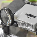 Microscope Accessories Kit Loupe Microscope LED Light 1.5X 3X 6.5X 8X Helmet Style Magnifier Microscope Slides