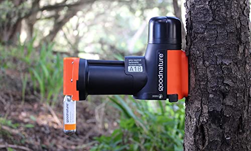 A18 Grey Squirrels Trapping Kit with Tree Mount, DIY Basket and CO2 Canister, Pet-Friendly Grey Squirrel Trap with Digital Strike Counter
