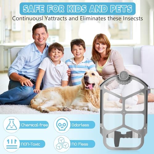 20 Pack Refill Cartridge Compatible with ZEVO Refill, Flying Insect Trap Refill Kit Compatible with Zevo M364A and Max Refill Cartridges, 100% Fit