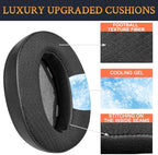 SOULWIT Cooling Gel Replacement Earpads for Sony WH-H910N H910 h.Ear on 3 Wireless Noise-Canceling Headphones, Ear Pads Cushions with Noise Isolation Foam - Black