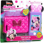 Disney Junior Minnie Mouse Chat with Me Pretend Play Cell Phone Set, Lights and Sounds, Officially Licensed Kids Toys for Ages 3 Up by Just Play