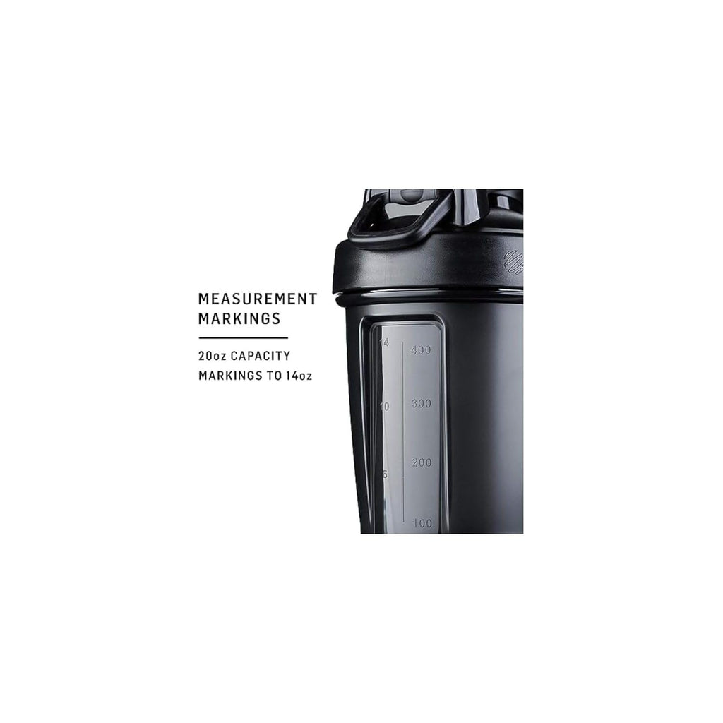 BlenderBottle Classic V2 Shaker Bottle Perfect for Protein Shakes and Pre Workout, 20-Ounce, White