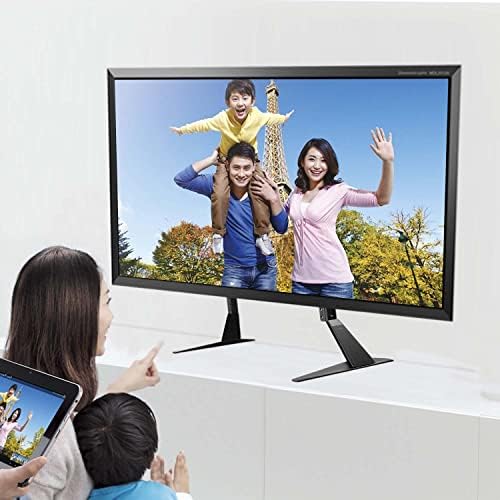 Suptek Universal TV Stand Table Top Replacement TV Legs for 22-65 inches LCD Flat&Curved Screen TV, Max VESA up to 800x400mm Support 110lbs