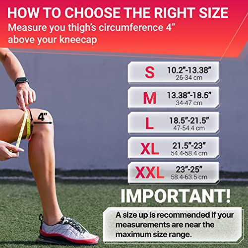 DR. BRACE ELITE Knee Brace with Side Stabilizers & Patella Gel Pads for Maximum Knee Pain Support and fast recovery for men and women-Please Check How To Size Video (Sunrise, Medium)