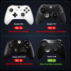 Elite Controller Replacement Grip Parts – Upgraded Rubberized Left Right Side Rails Rear Handle, Back Panels Faceplates Shell Repair Accessories Kits for Elite Controller (Model 1698)