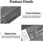 E7240 E7250 Laptop Battery Replacement for Dell E7240 E7250 Ultrabook VFV59 WD52H GVD76 9C26T Y9HNT KWFFN J31N7 HJ8KP F3G33 0KWFFN 451-BBFW 451-BBFX 3-Cell 11.1V 31 WH High Performance