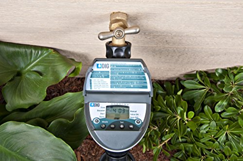 DIG, B09D 3/4” Single Outlet Hose End Programmable Timer for home gardens and patios