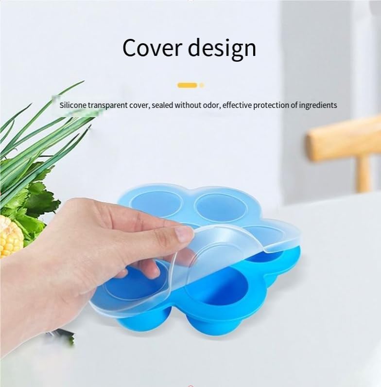 Silicone Egg Bites Molds Air Fryer Mold, Pink Instant Pot Egg Bite Molders Pastel Muffin Cupcake Pan Mold for Cooker Accessories