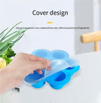 Silicone Egg Bites Molds Air Fryer Mold, Pink Instant Pot Egg Bite Molders Pastel Muffin Cupcake Pan Mold for Cooker Accessories