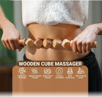 5-in-1 Wood Therapy Massage Tools Kit - Lymphatic Drainage Massager for Stomach, Thighs and HIPS | Maderoterapia Kit Professional for Muscle Pain Relief | Wooden Body Sculpting Tools | ViVACious
