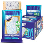 Legendary Foods 22 g High Protein Pastry+ Premium Boosted - Low Carb Meal Replacement Bar - Gluten Free Protien Snacks - Healthy Keto Snack Box - Low Sugar Energy Bar - Bariatric Diabetic Friendly