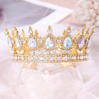 Queen Crown for Women Crystal Tiara for Girl Rhinestone Wedding Headband for Bride Hair Accessories for Costume Birthday Party Prom Gifts